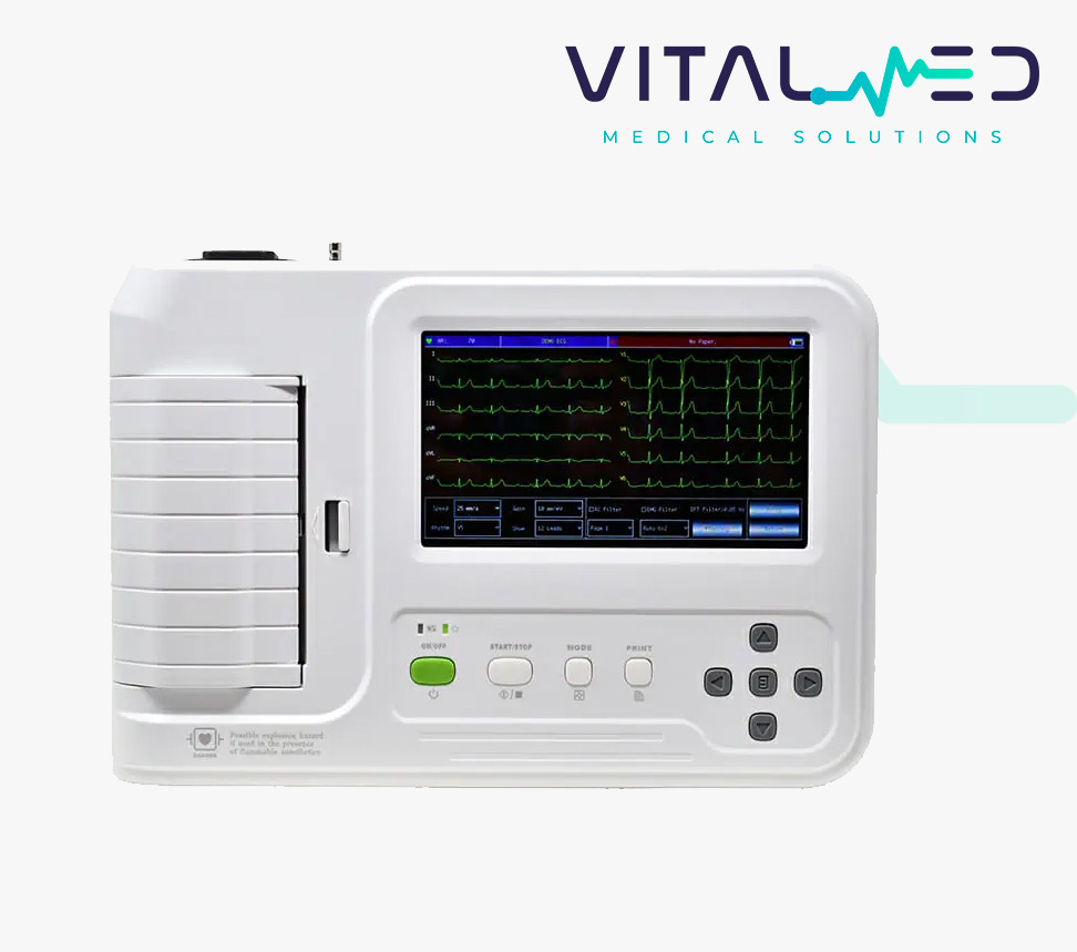 🩺 Electrocardiógrafo SONOECG 9600 – 6 Canales